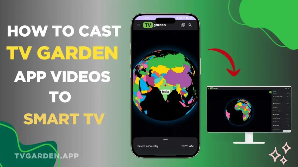 How to Cast TV Garden App Videos To Smart TV